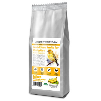 گرانول عسل و موز پرندگان زینتی برند آوس تروپیکن 50 گرمی