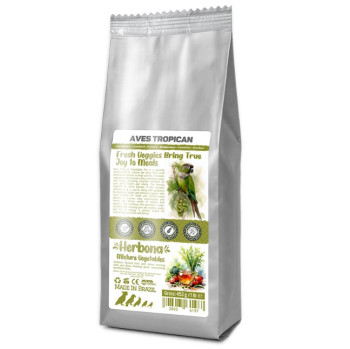 گرانول سبزیجات پرندگان زینتی برند آوس تروپیکن 50 گرمی