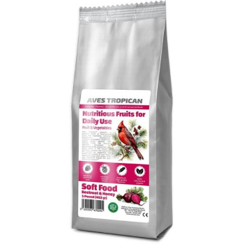 گرانول عسل و لبو پرندگان زینتی برند آوس تروپیکن 50 گرمی