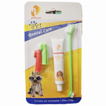 ست مسواک و خمیر دندان مدل yzhtbrush