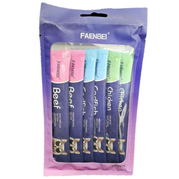 بستنی گربه فنبی میکس (طعم های مختلف) 6 عددی