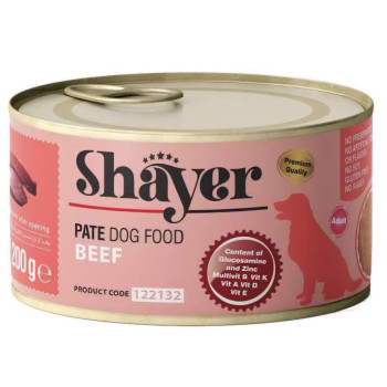 کنسرو پته گوشت 200 گرمی سگ shayer