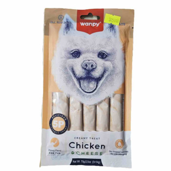 بستنی سگ ونپی با طعم مرغ و پنیر 5 عددی